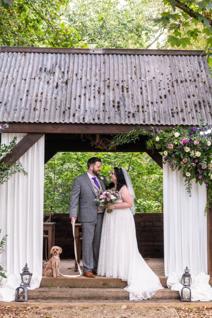 Hothopre Hall Hotel and Woodlands, dogs at wedding